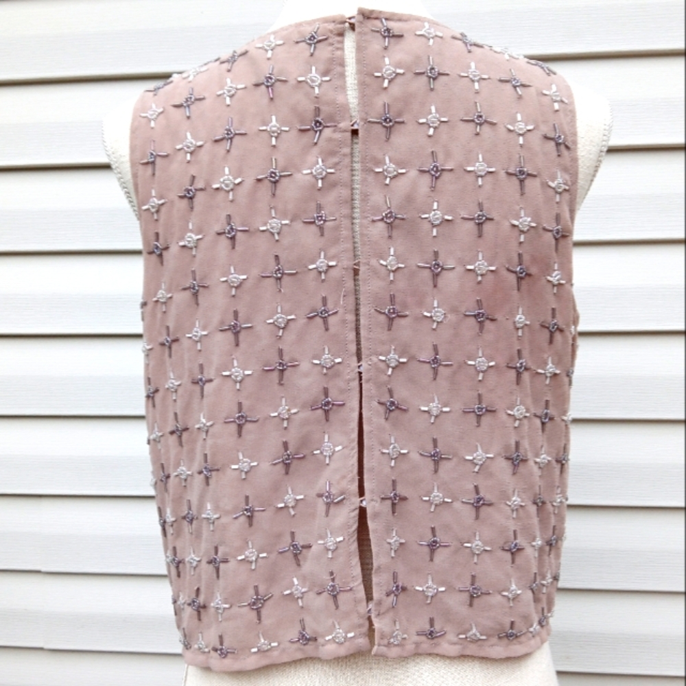Exquisite! Beaded High-End Tank w/ Liner - Picture 4 of 12